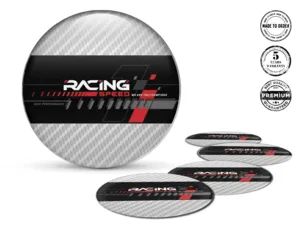 Domed Label Logo Premium Silicone Stickers